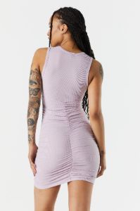 Ribbed Ruched Bodycon Mini Dress sold by Urban Planet