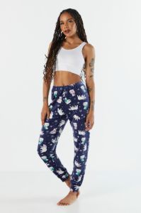 Jogger de pyjama en velours avec motif d'ours polaire sold by Urban Planet