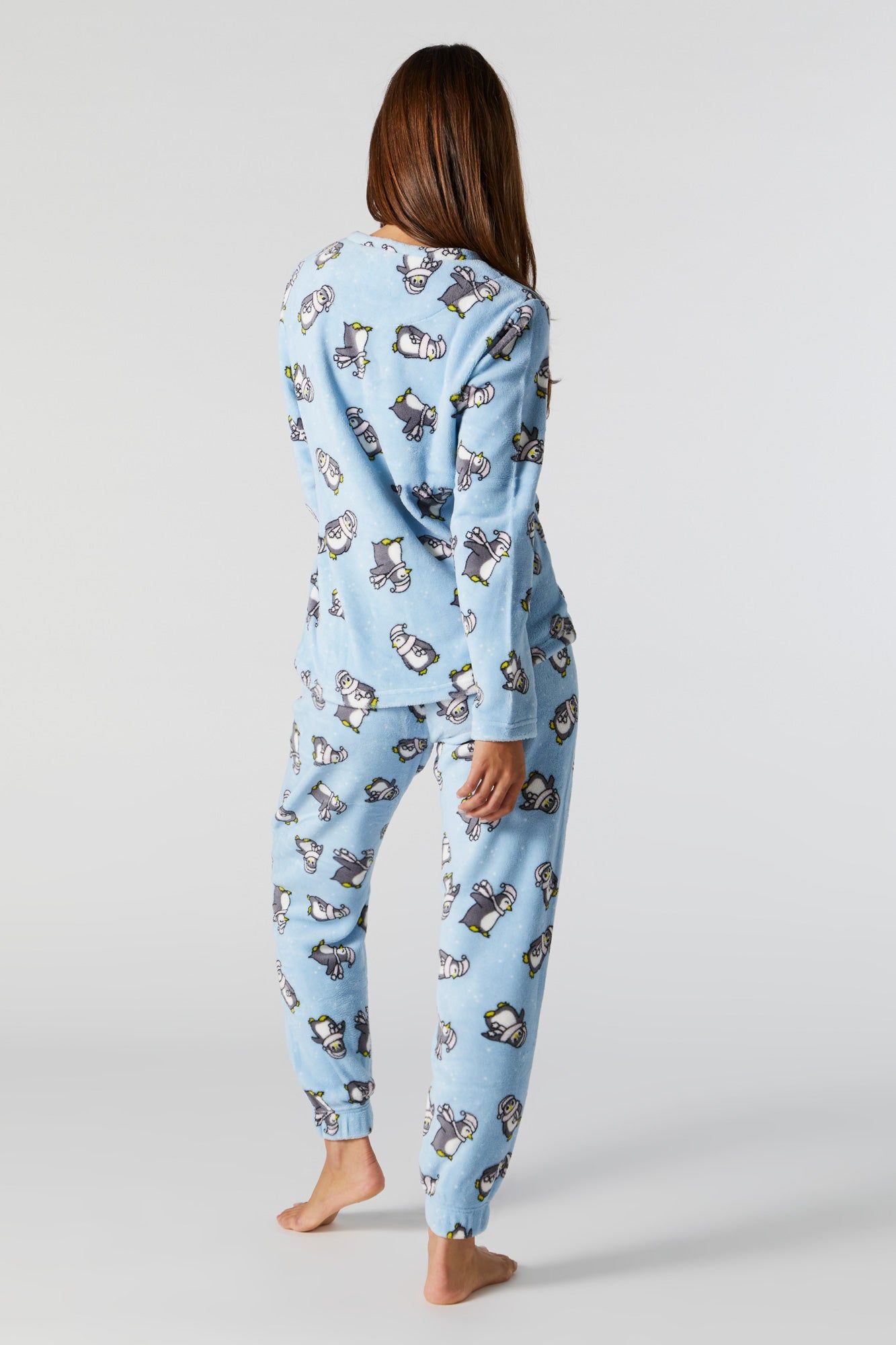 Plush Penguin 2 Piece Holiday Pajama Set sold by Urban Planet product image thumbnail 5