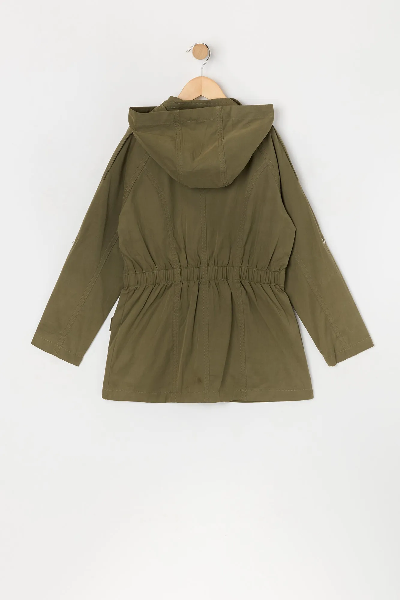 Girls Zip-Up Anorak Jacket sold by Urban Planet product image thumbnail 2