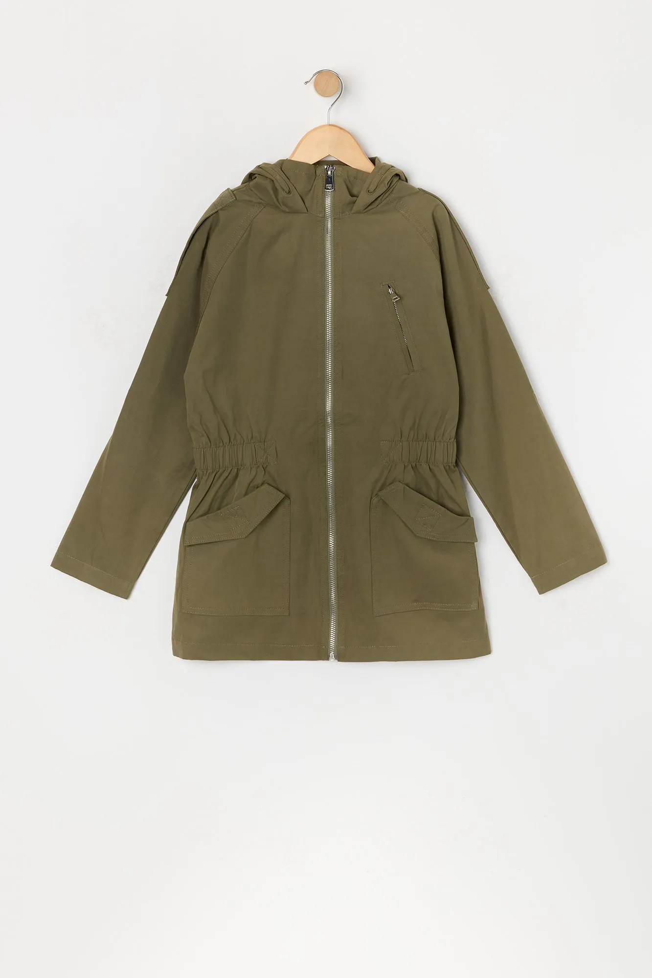 Girls Zip-Up Anorak Jacket sold by Urban Planet