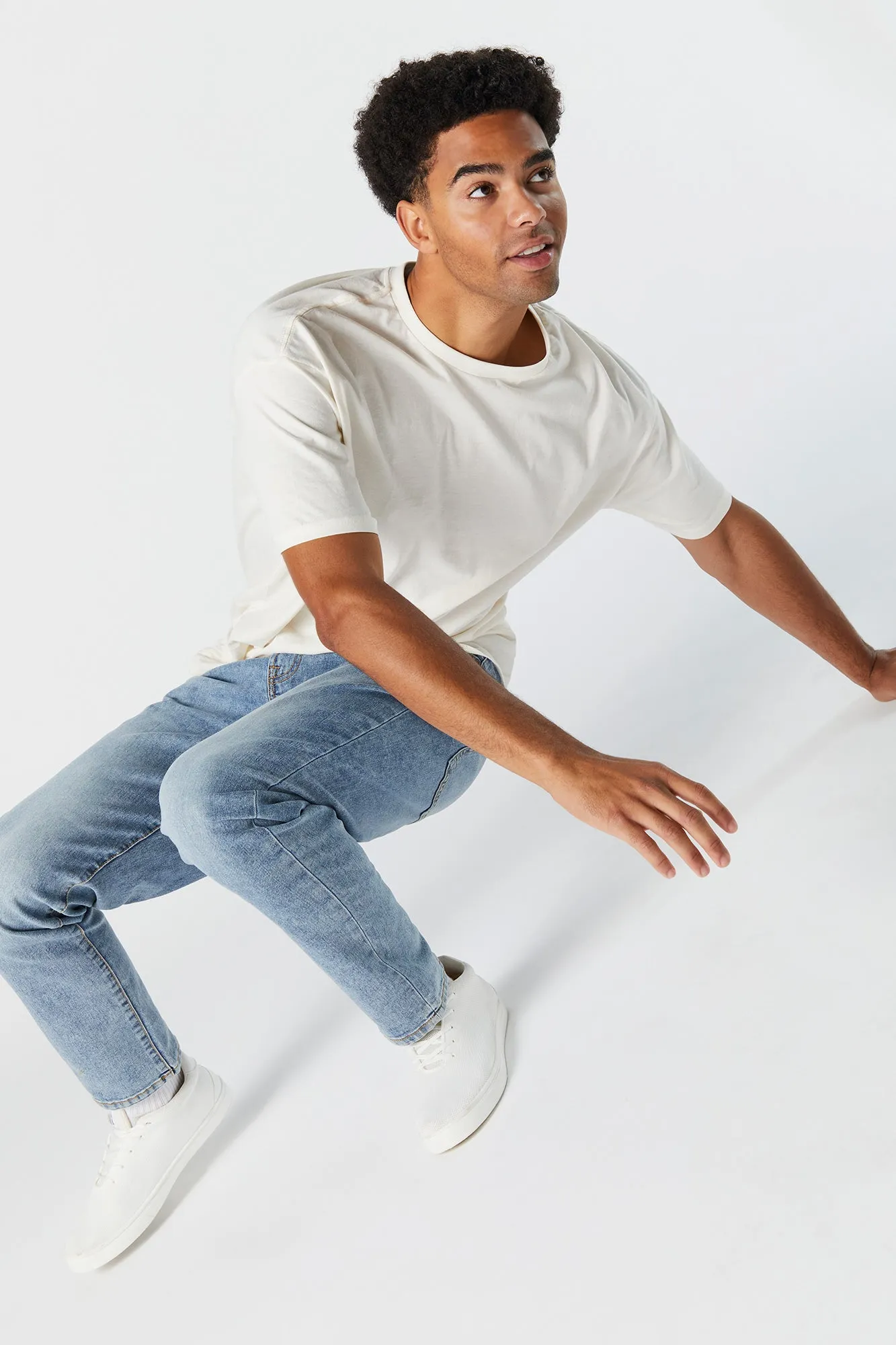 Jean sport délavé pâle sold by Urban Planet product image thumbnail 2