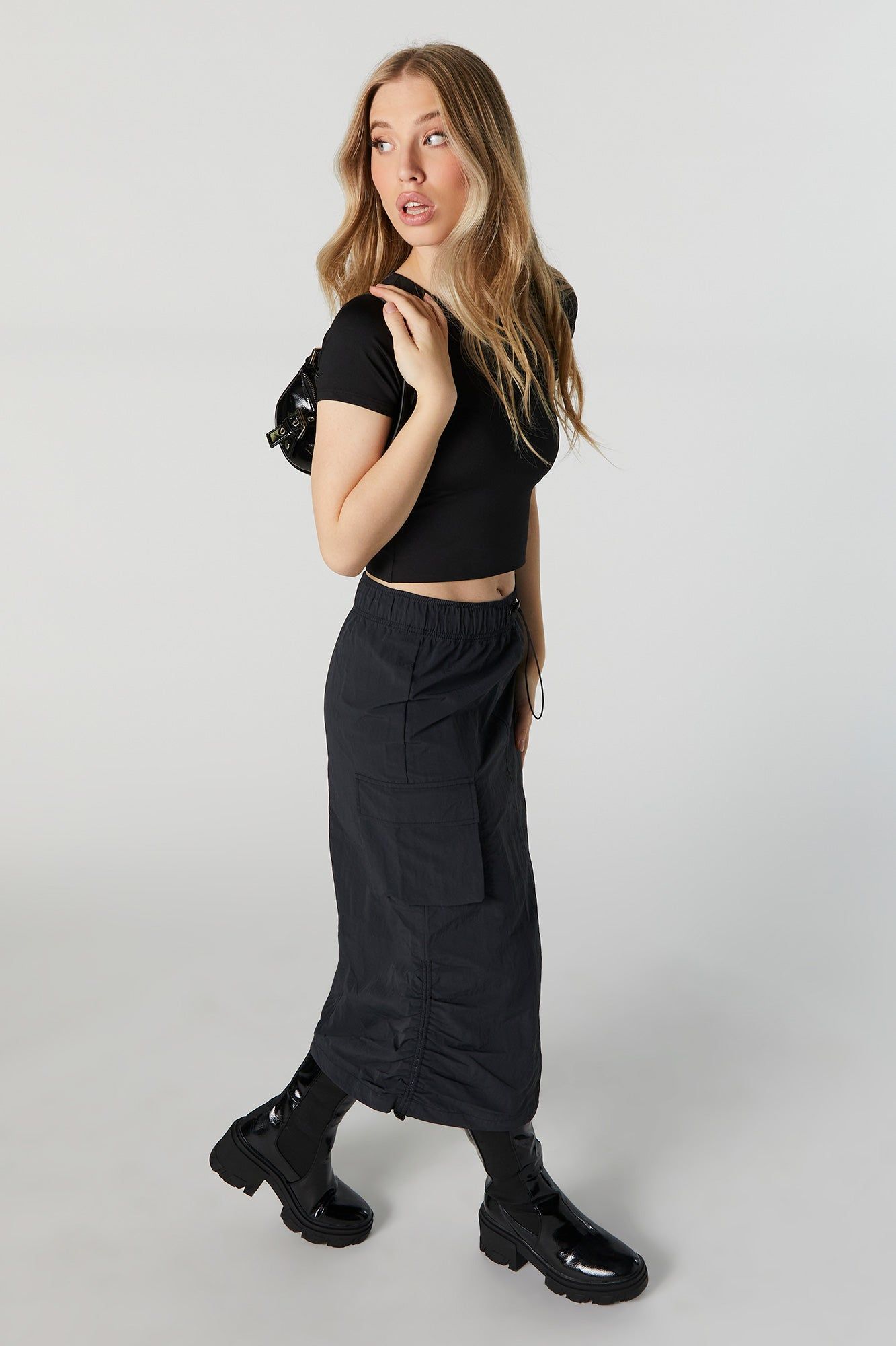 Jupe midi parachute cargo sold by Urban Planet product image thumbnail 4