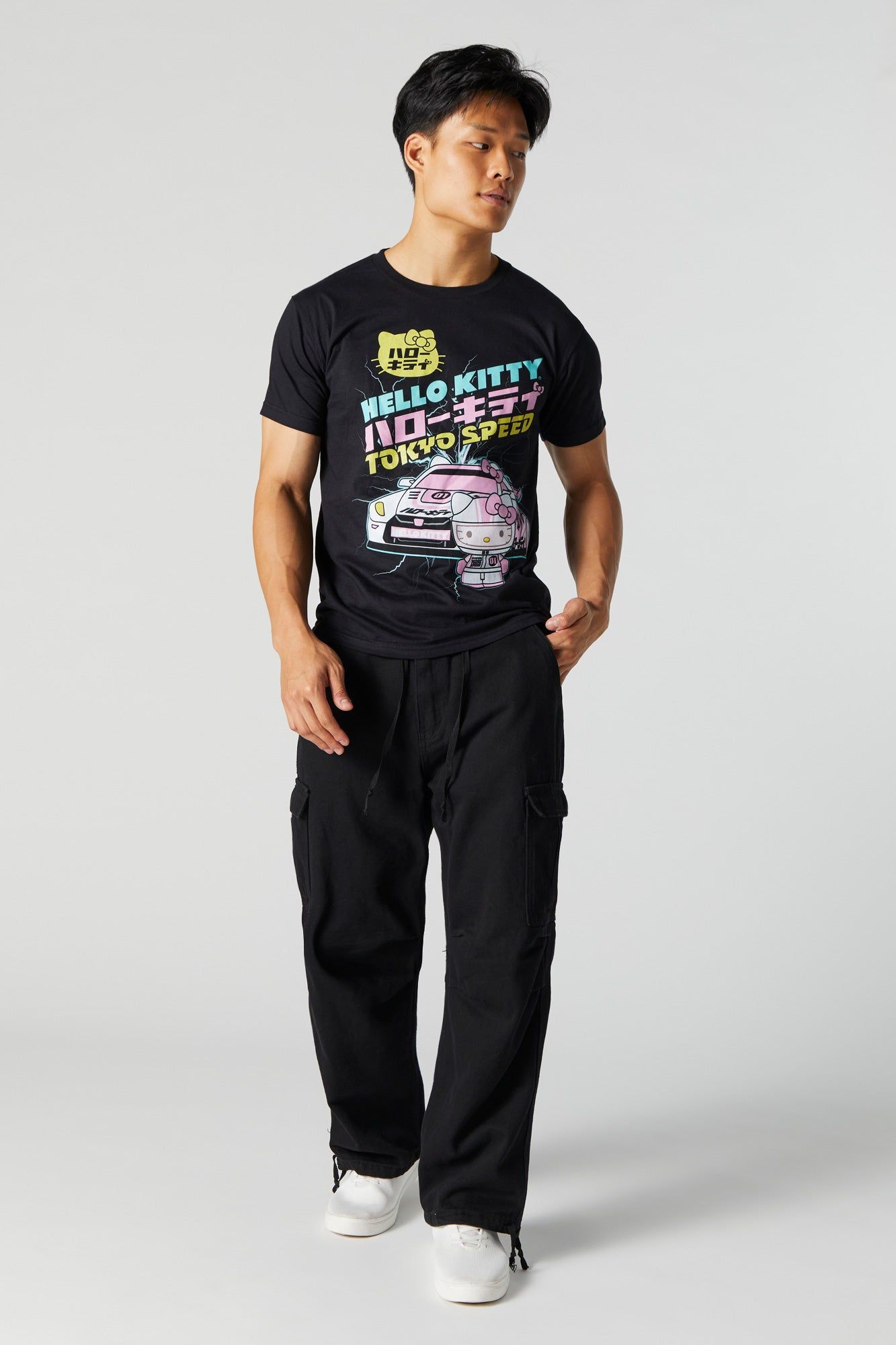 T-shirt à imprimé Hello Kitty Tokyo Speed sold by Urban Planet product image thumbnail 4