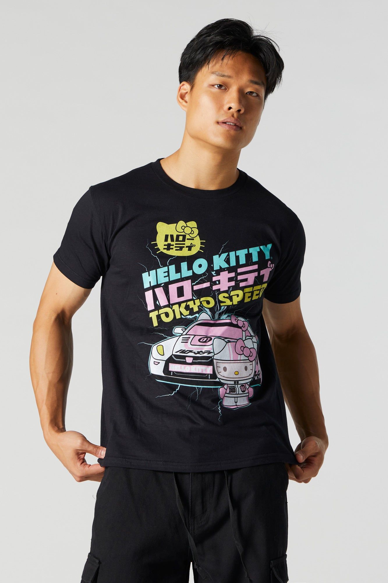 T-shirt à imprimé Hello Kitty Tokyo Speed sold by Urban Planet