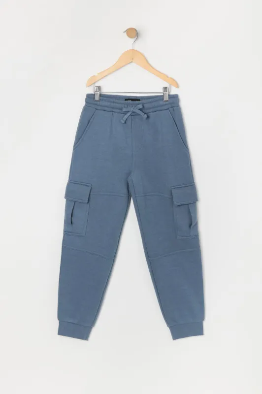 Boys Fleece Cargo Jogger sold by Urban Planet