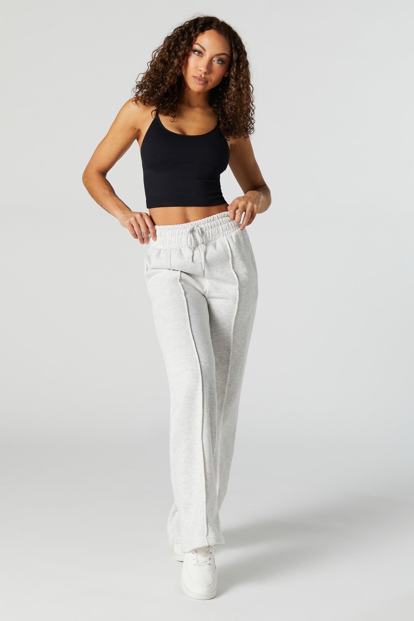 Seamless Ribbed Scoop Neck Tank sold by Urban Planet product image thumbnail 3