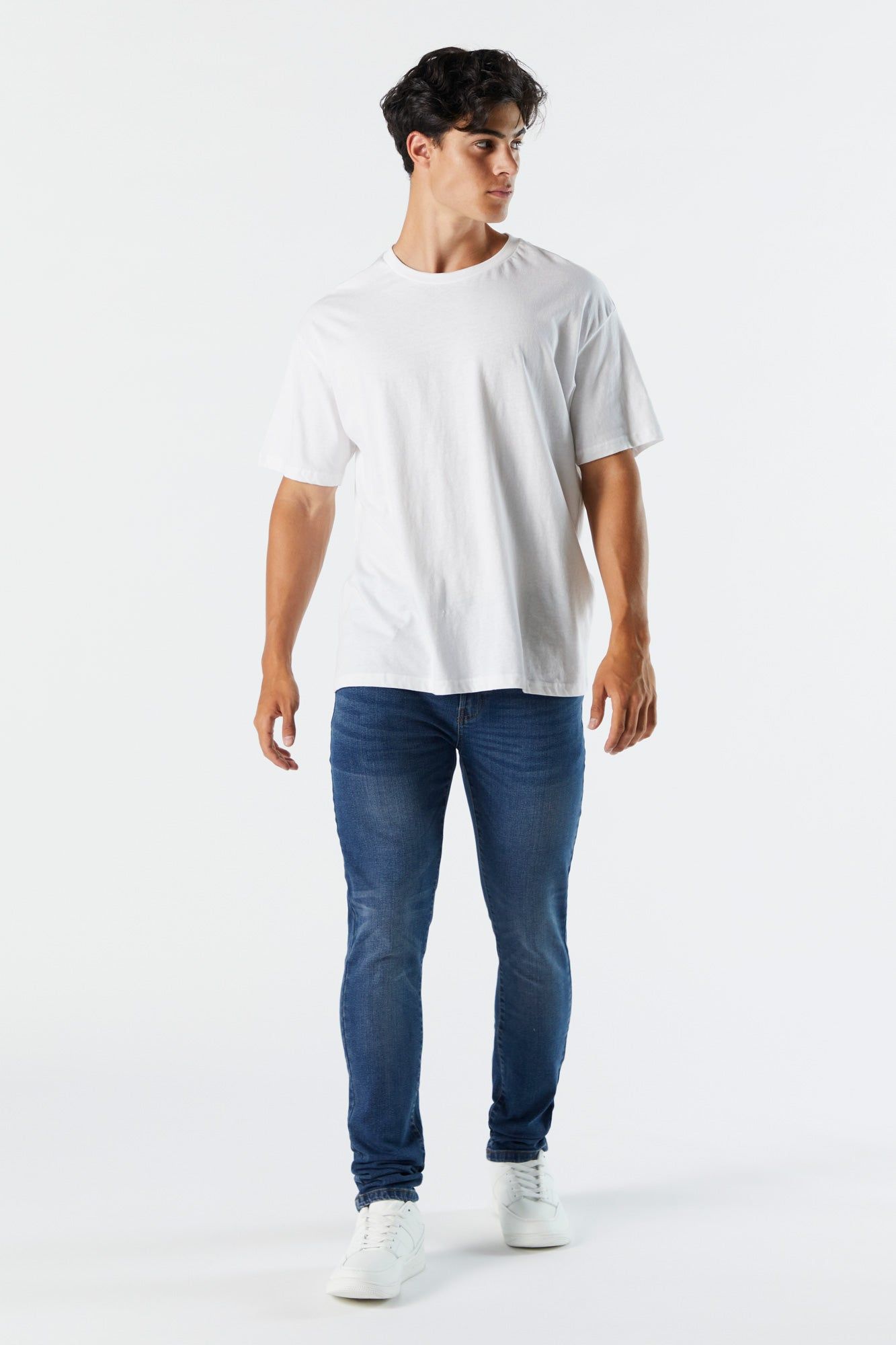 Jean très ajusté lavé à la pierre foncé sold by Urban Planet product image thumbnail 2