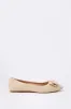 Faux Suede Bow Ballet Flat sold by Urban Planet