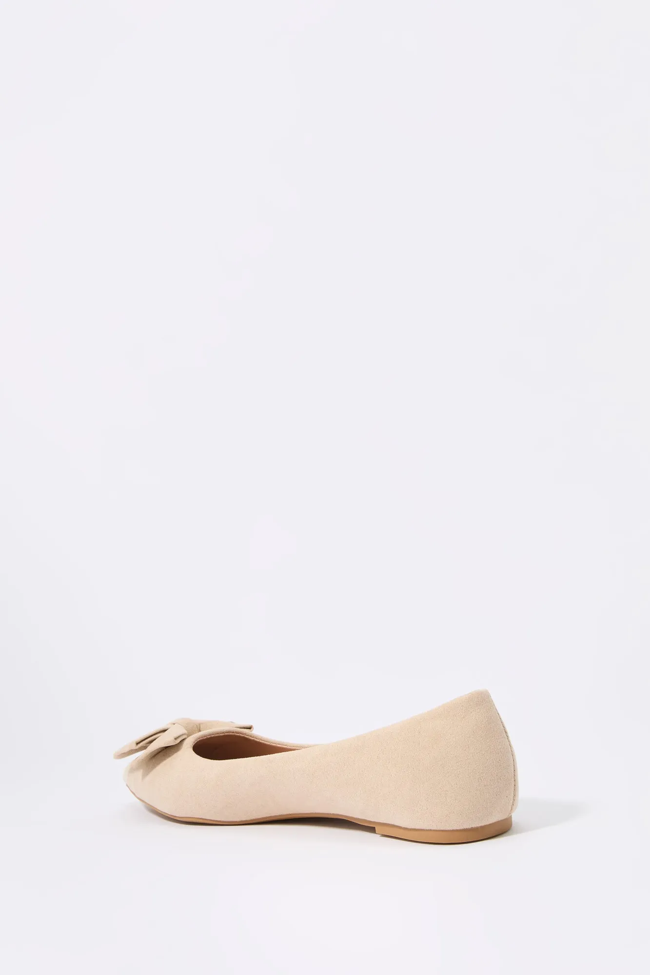 Faux Suede Bow Ballet Flat sold by Urban Planet product image thumbnail 3