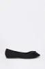 Faux Suede Bow Ballet Flat sold by Urban Planet