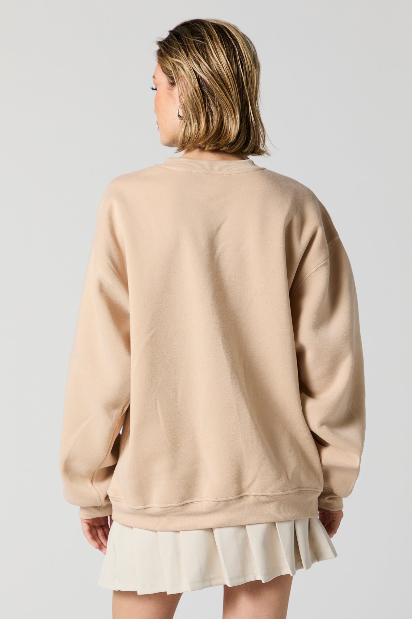 Sitting Pretty Hello Kitty Graphic Fleece Sweatshirt sold by Urban Planet product image thumbnail 4