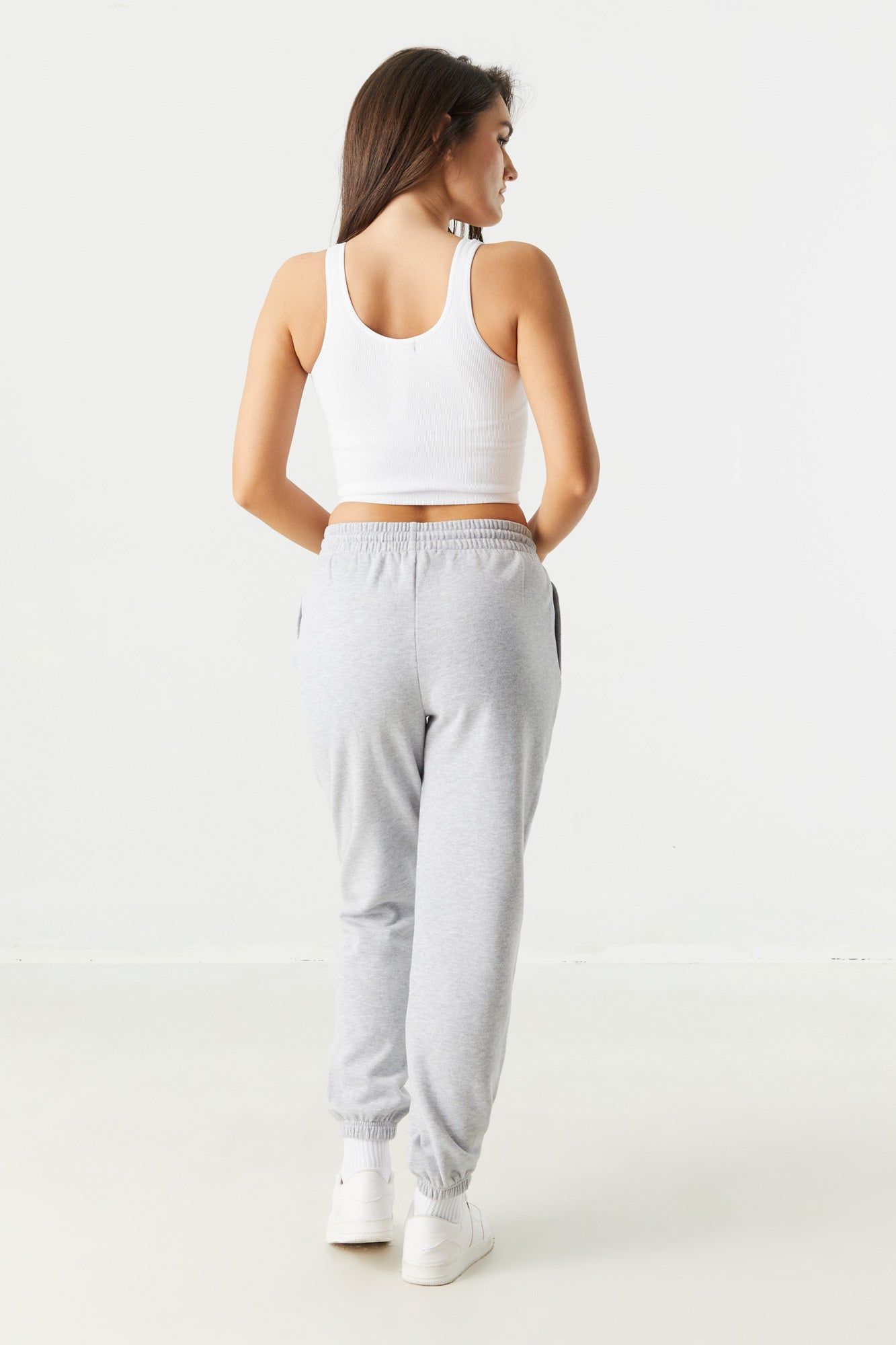 Pantalon de jogging à taille haute en molleton sold by Urban Planet product image thumbnail 7