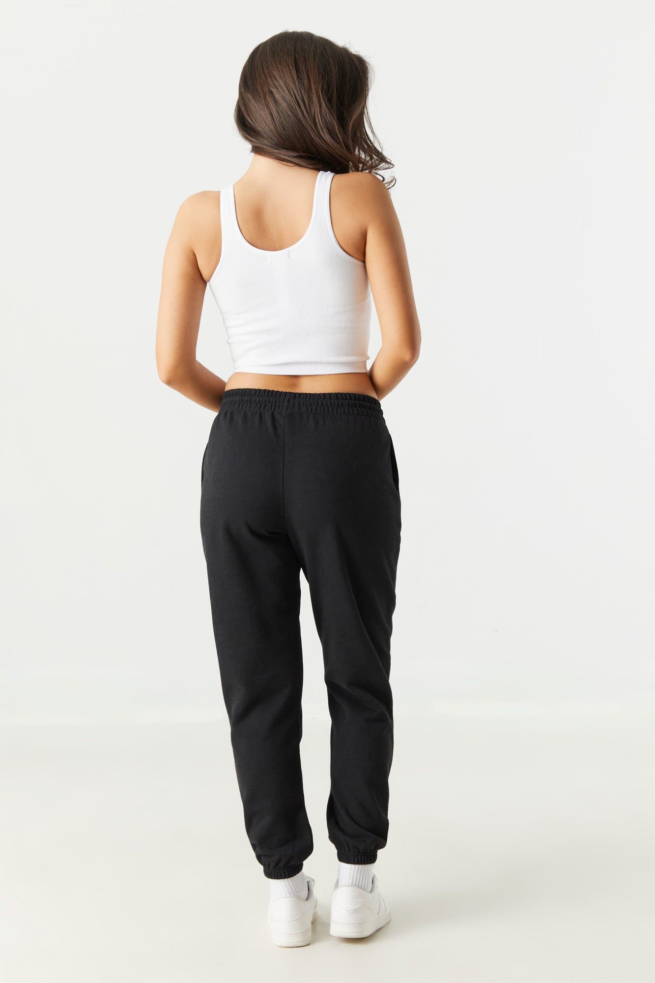 Pantalon de jogging à taille haute en molleton sold by Urban Planet product image thumbnail 9
