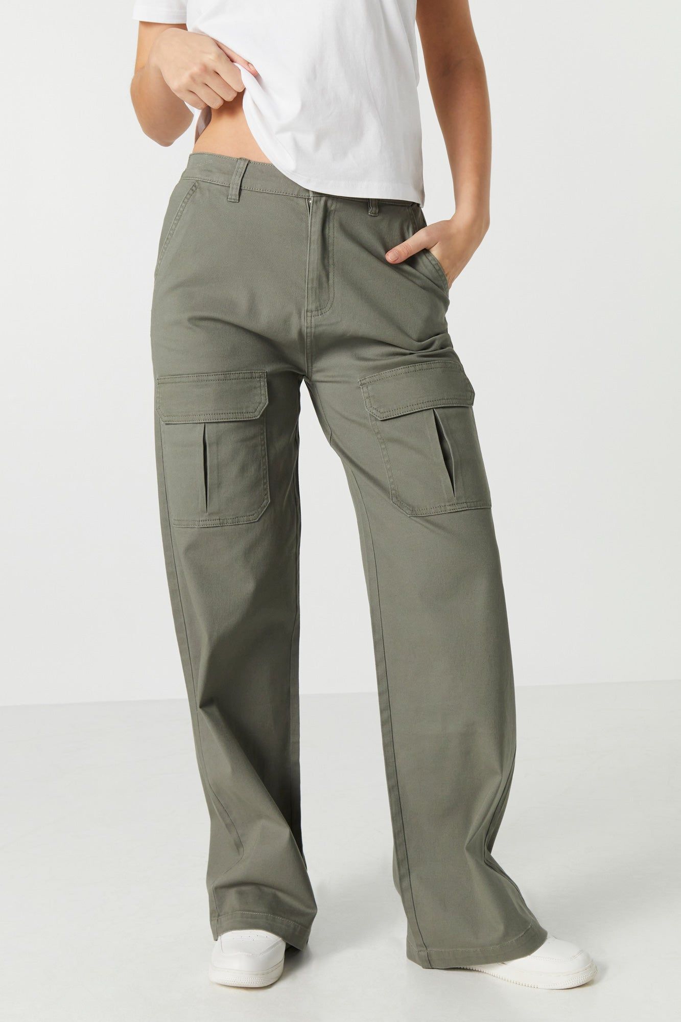 Wide Leg Cargo Pant sold by Urban Planet product image thumbnail 8