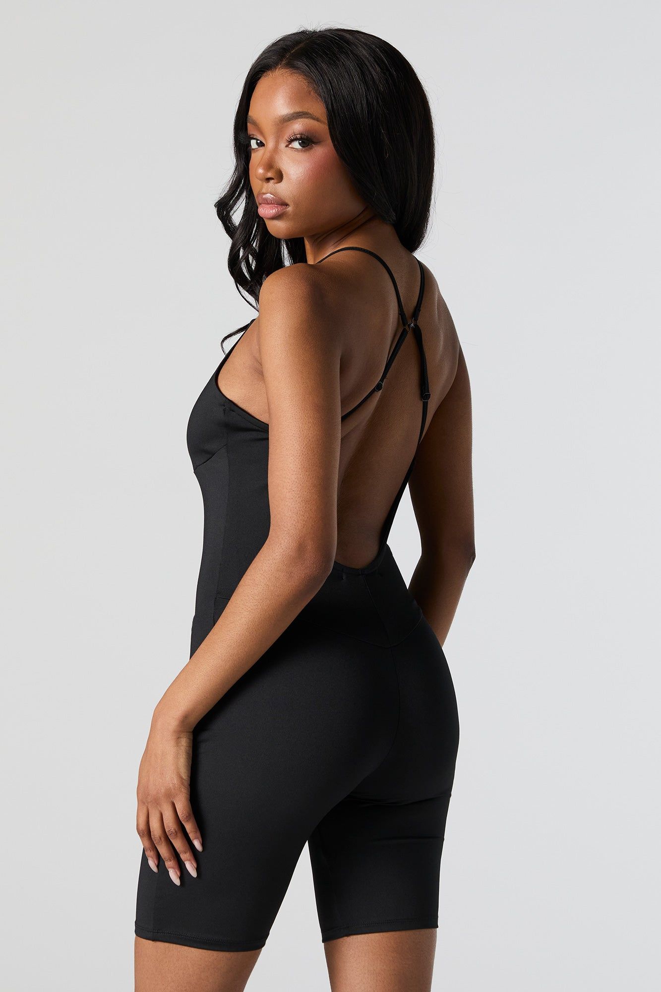 Scoop Neck Sleeveless Romper sold by Urban Planet product image thumbnail 2