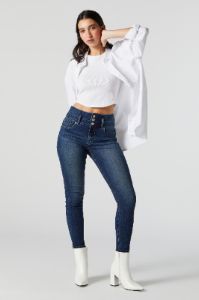 Ibiza Dark Wash Push Up Jean sold by Urban Planet