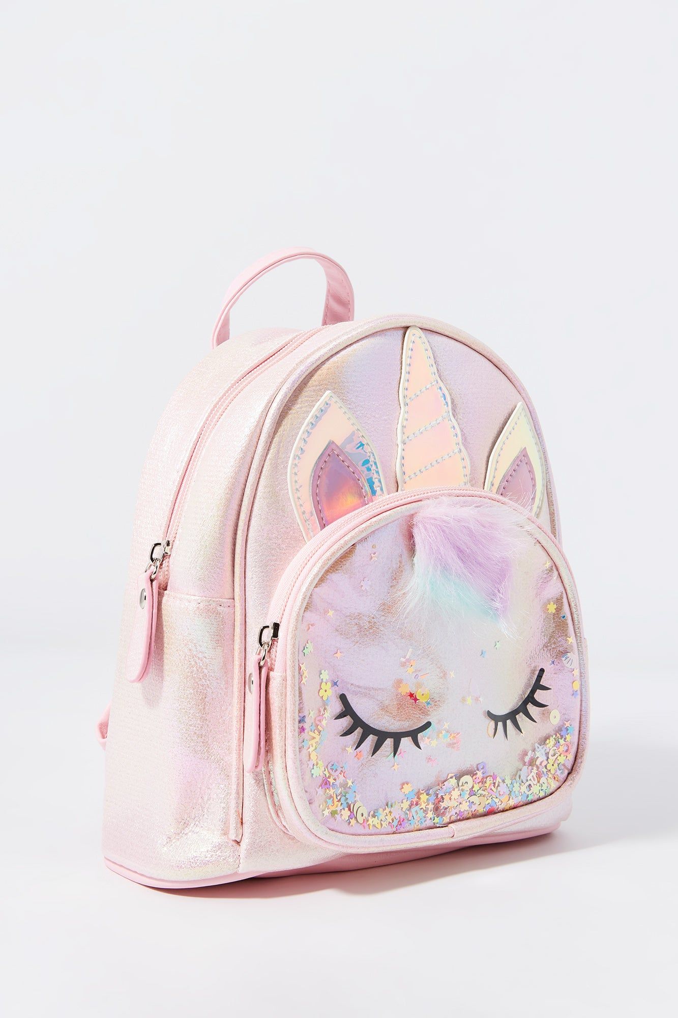 Girls Unicorn Critter Mini Backpack sold by Urban Planet product image thumbnail 2