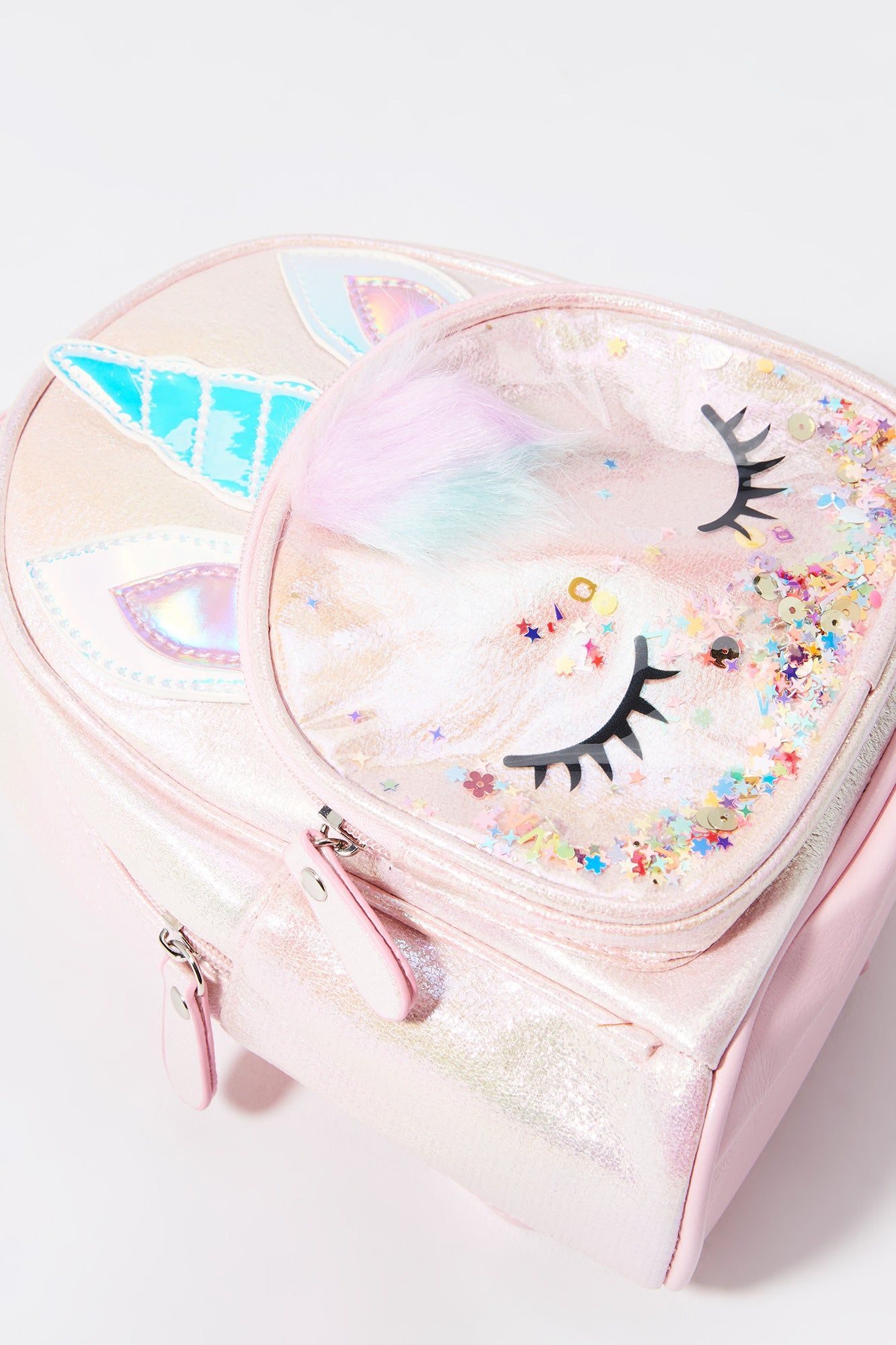 Girls Unicorn Critter Mini Backpack sold by Urban Planet product image thumbnail 3