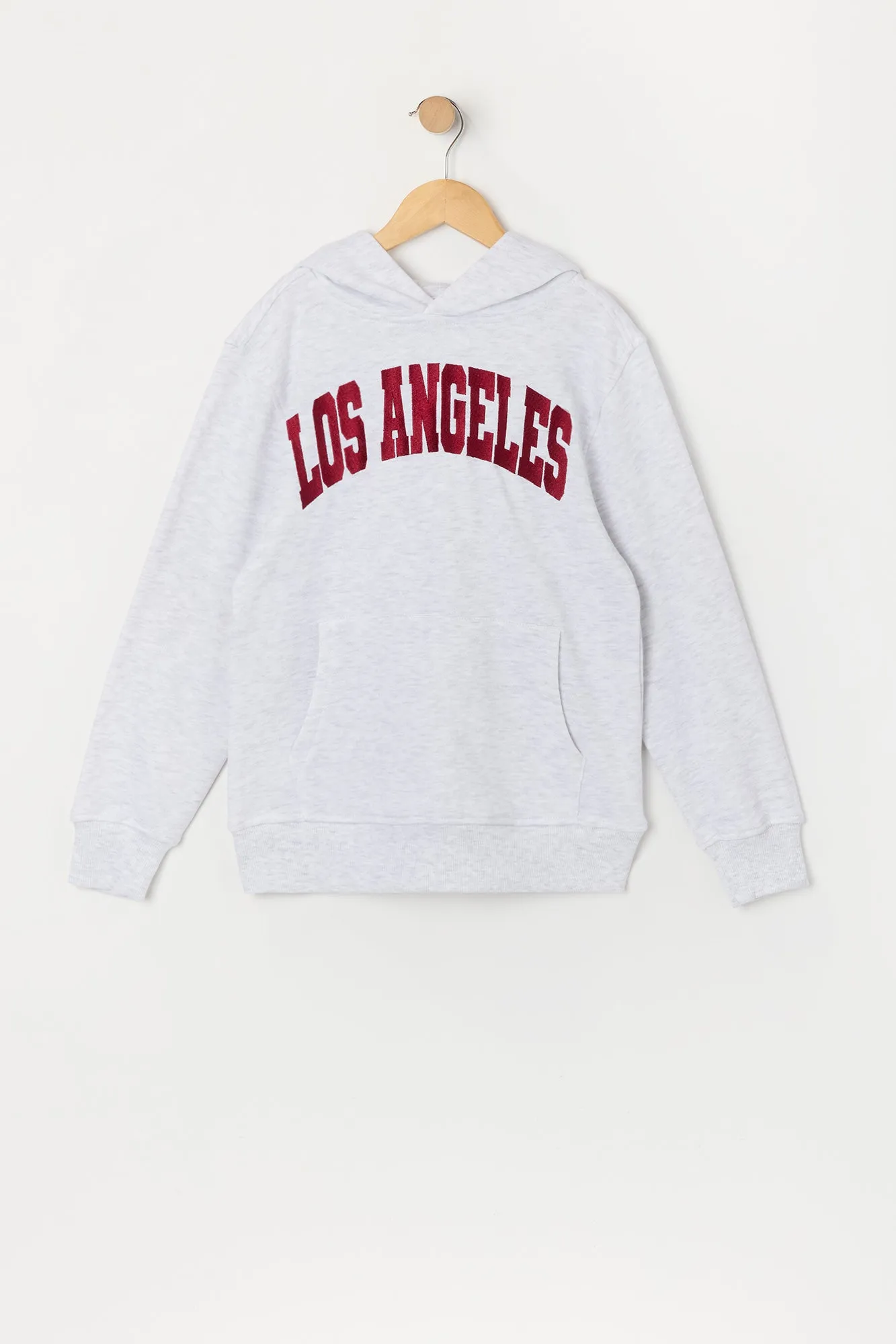 Boys Los Angeles Embroidered Fleece Hoodie sold by Urban Planet