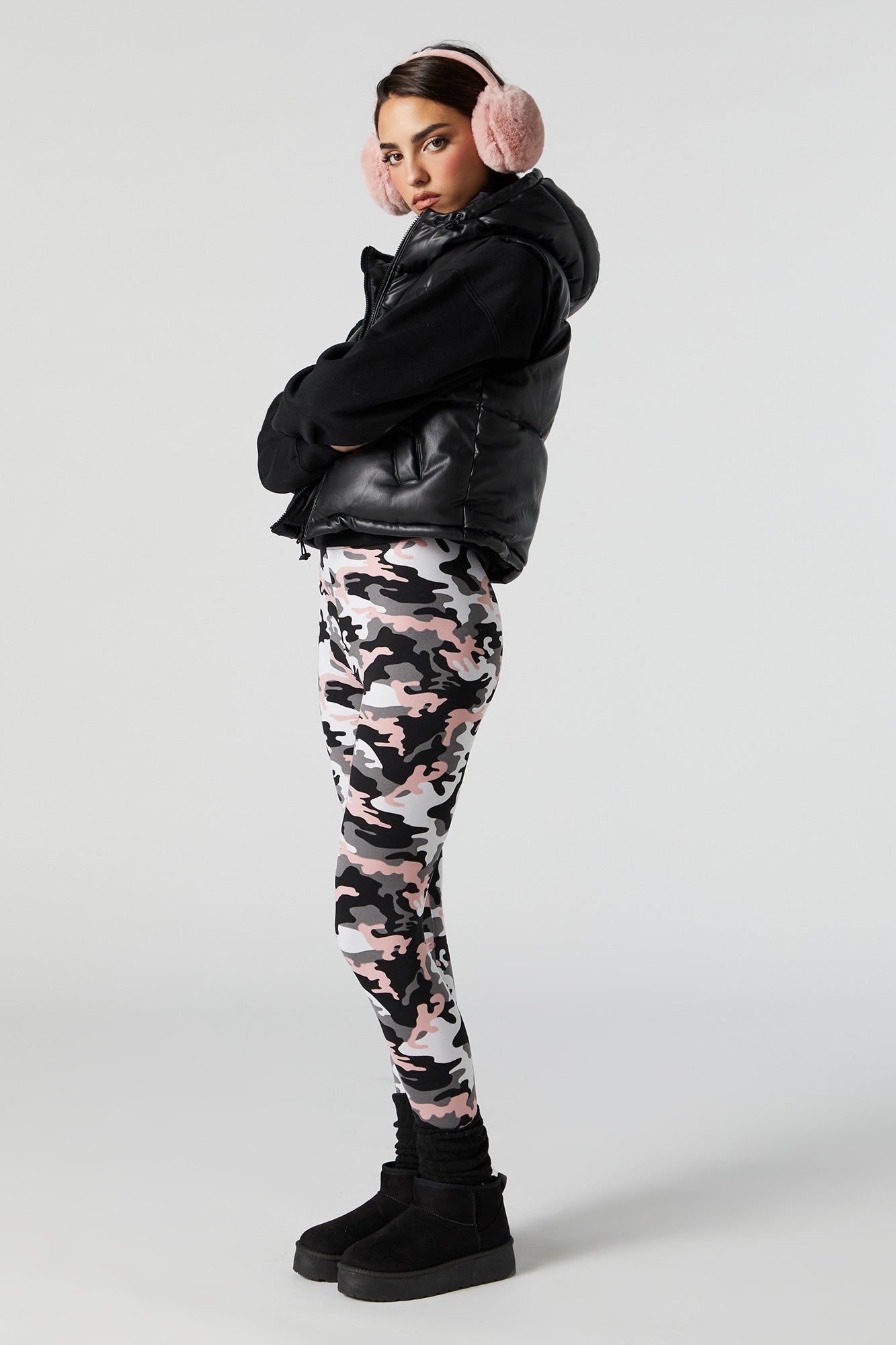 Pink Camo Print Legging sold by Urban Planet