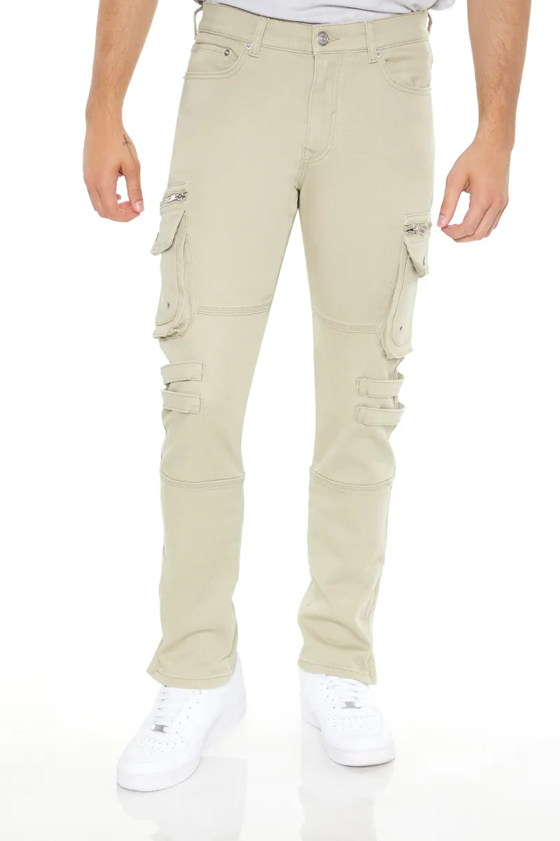 Slim Zip Pocket Utility Cargo Jean sold by Urban Planet