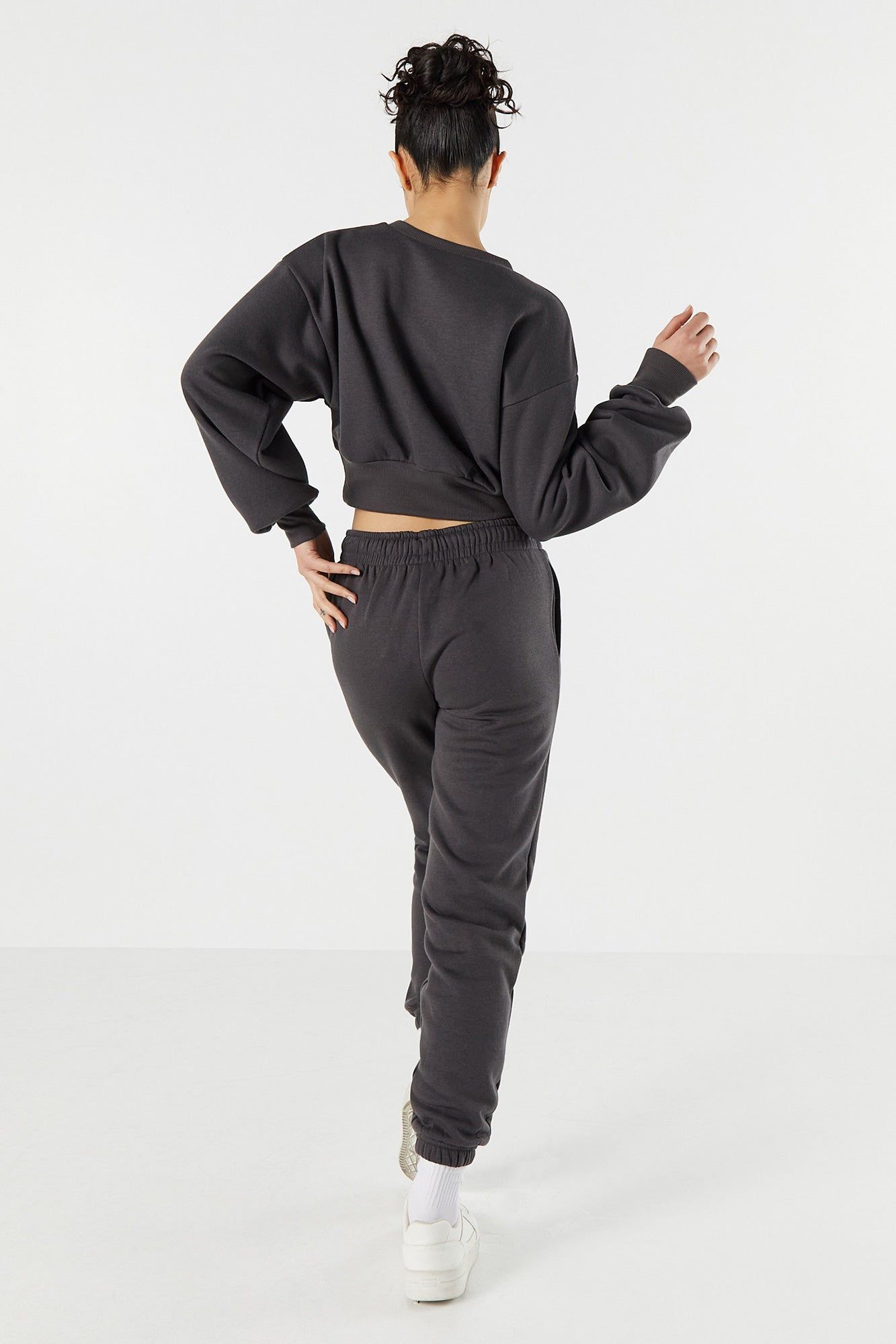 Graphic Drawstring Fleece Jogger sold by Urban Planet product image thumbnail 3