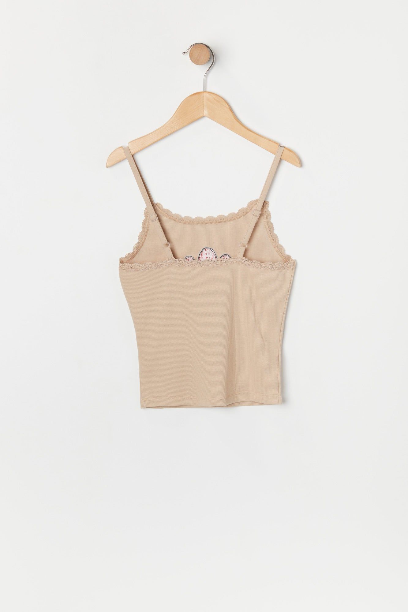 Girls Lace Trim Mushroom Embroidered Cami sold by Urban Planet product image thumbnail 2