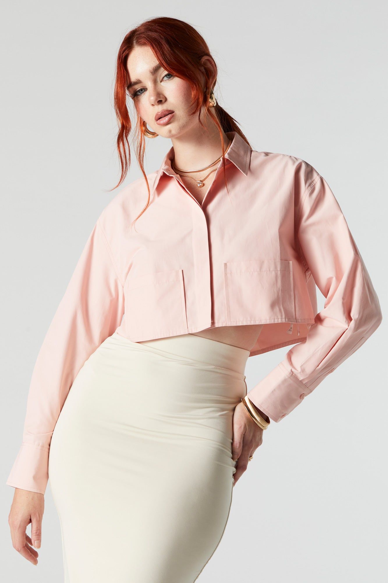 Haut boutonné court sold by Urban Planet product image thumbnail 2