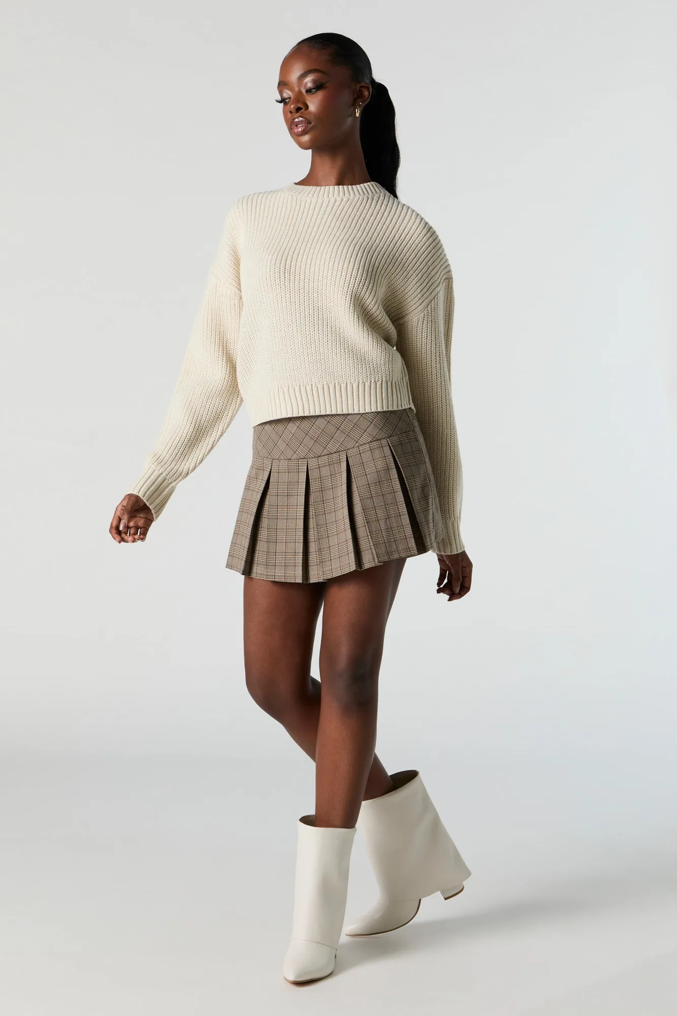 Pleated Skort sold by Urban Planet product image thumbnail 4