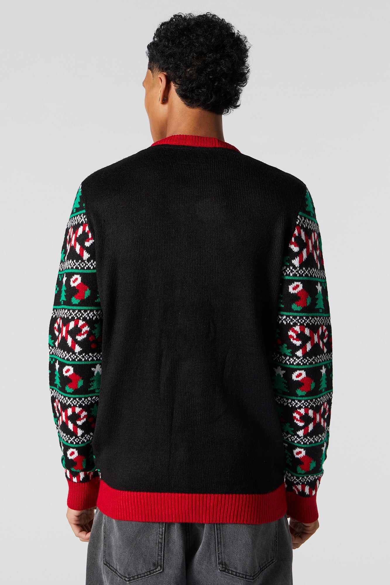 Furry 3D Llama Ugly Xmas Sweater sold by Urban Planet product image thumbnail 2