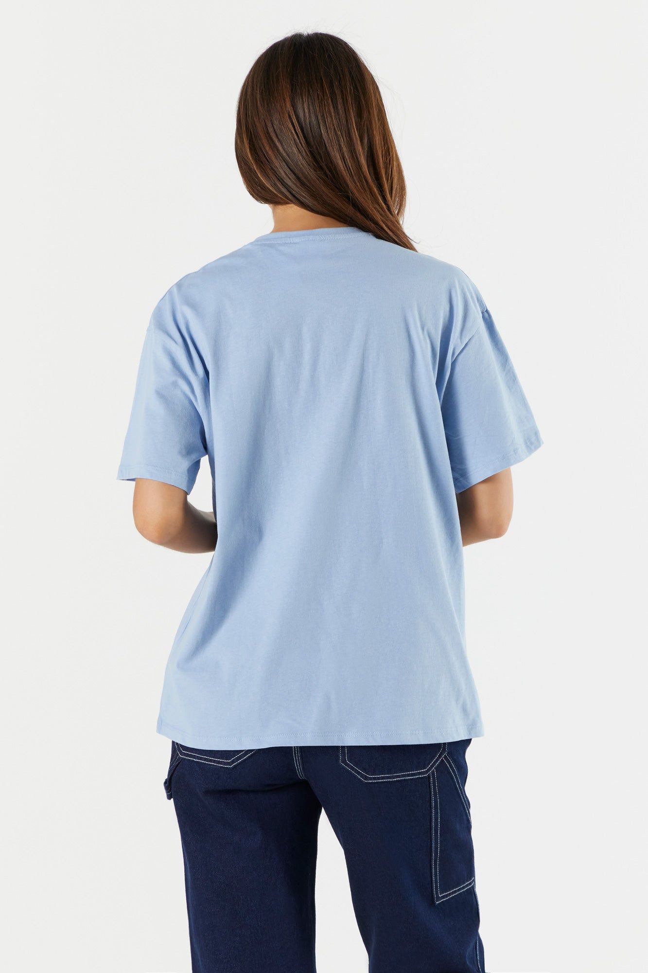 Blue Tweety Bird Graphic Boyfriend T-Shirt sold by Urban Planet product image thumbnail 2