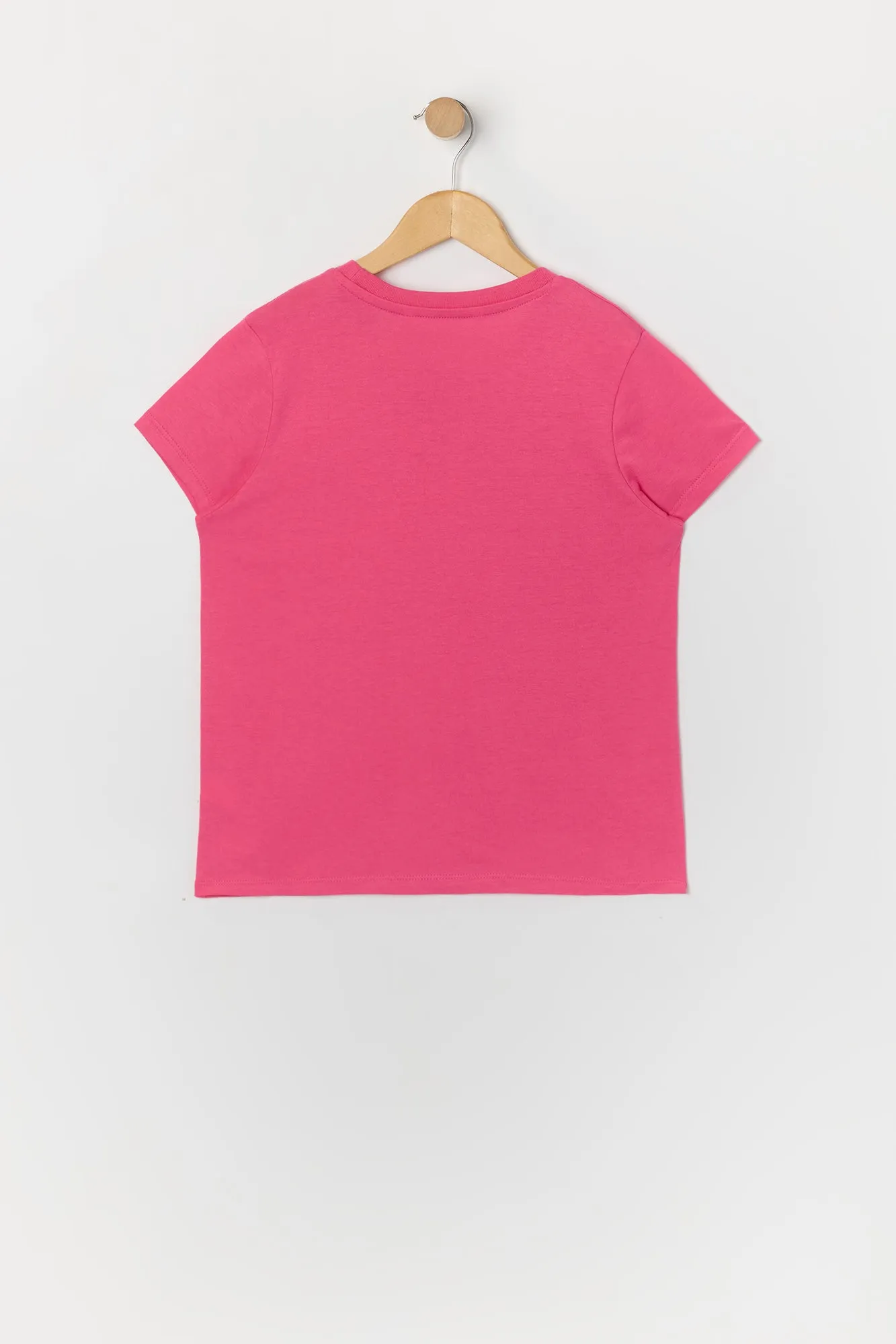 T-shirt à imprimé Pink Flower pour fille sold by Urban Planet product image thumbnail 2