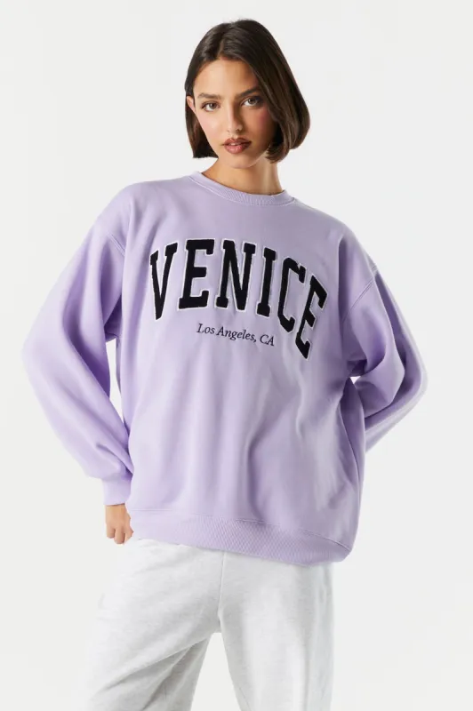Fleece Venice Graphic Sweatshirt sold by Urban Planet