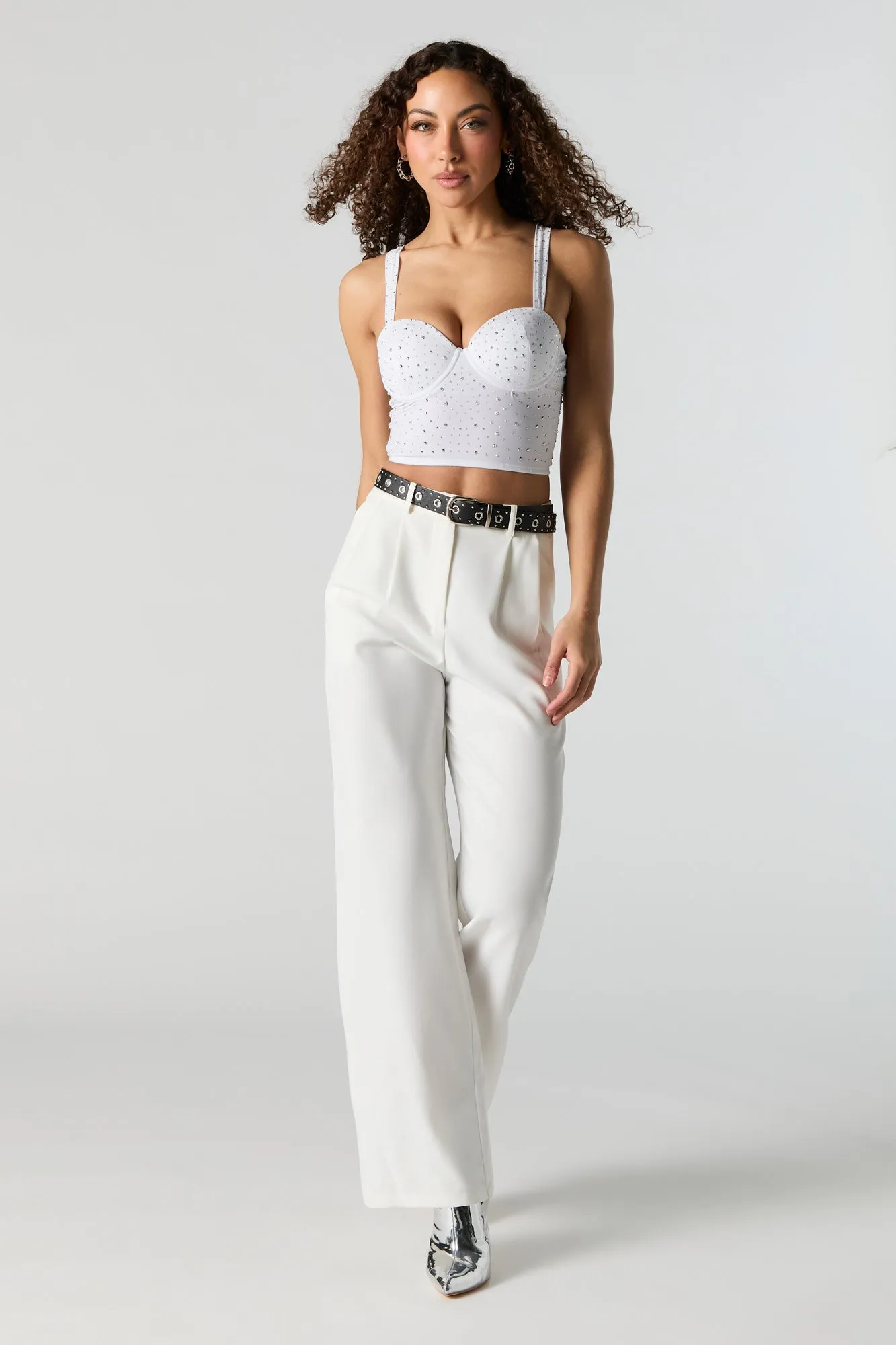 Rhinestone Sweetheart Bustier Top sold by Urban Planet product image thumbnail 3