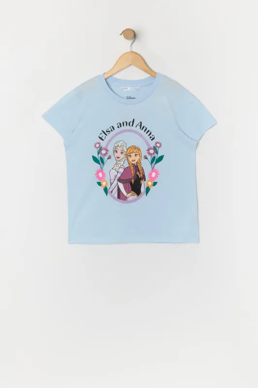 T-shirt à imprimé Elsa and Anna pour fille sold by Urban Planet
