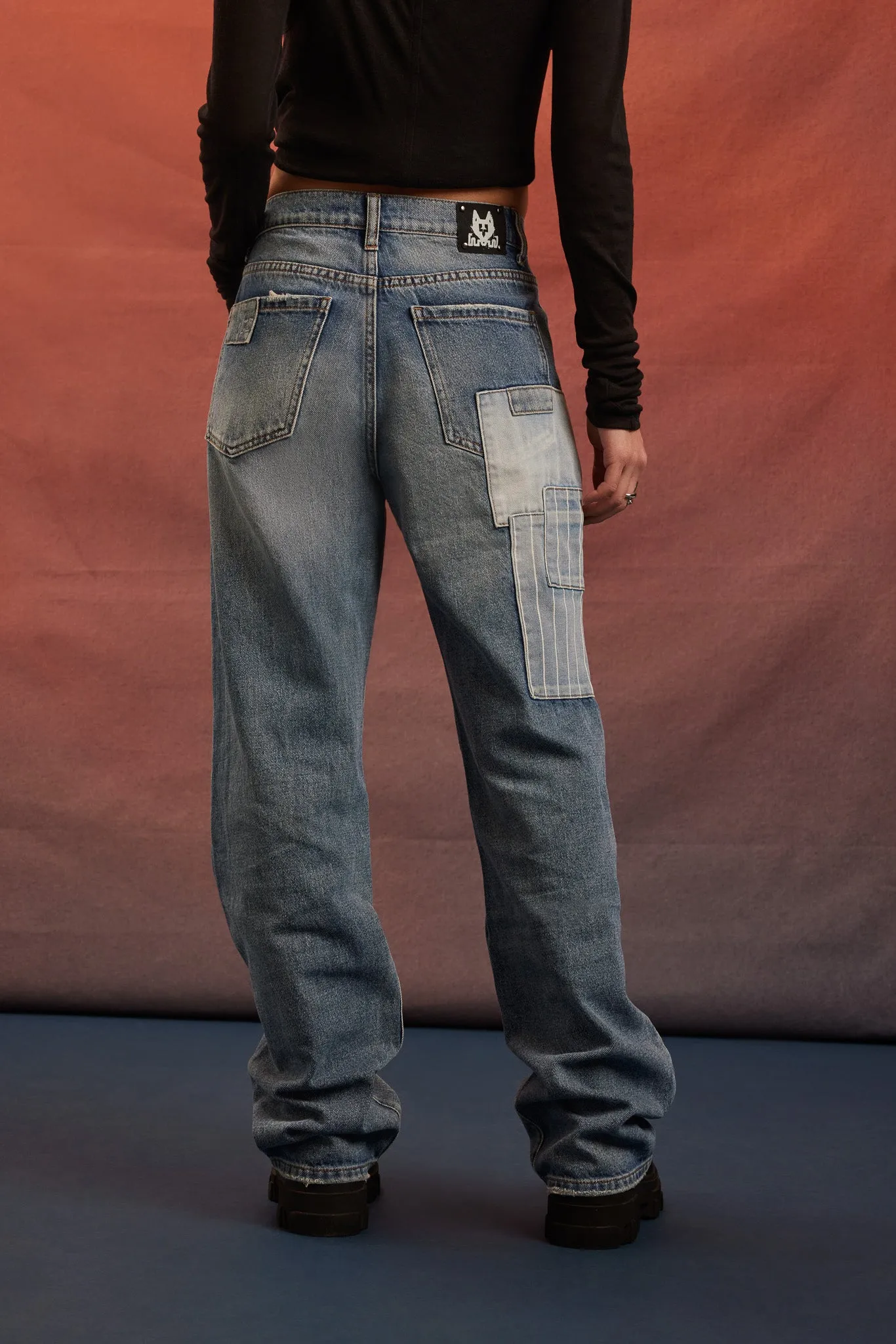 Jean avec empiècement Rebel Moon sold by Urban Planet product image thumbnail 4