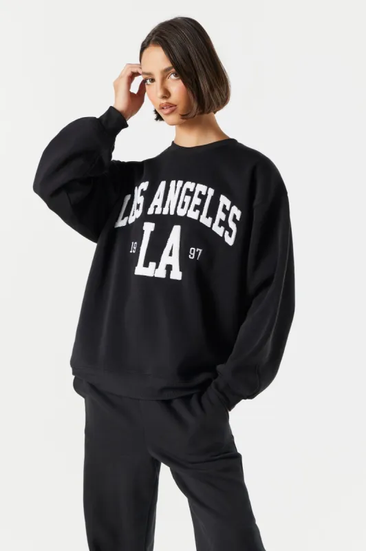 Fleece Los Angeles Graphic Sweatshirt sold by Urban Planet