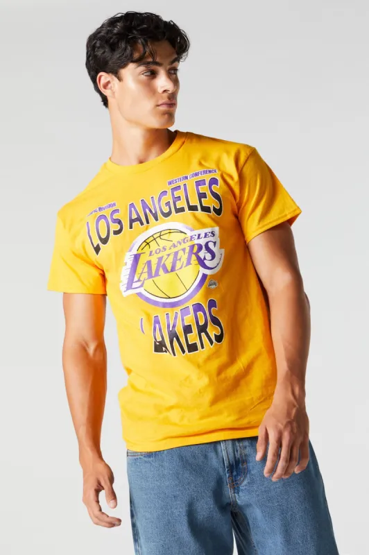 T-shirt à imprimé LA Lakers sold by Urban Planet