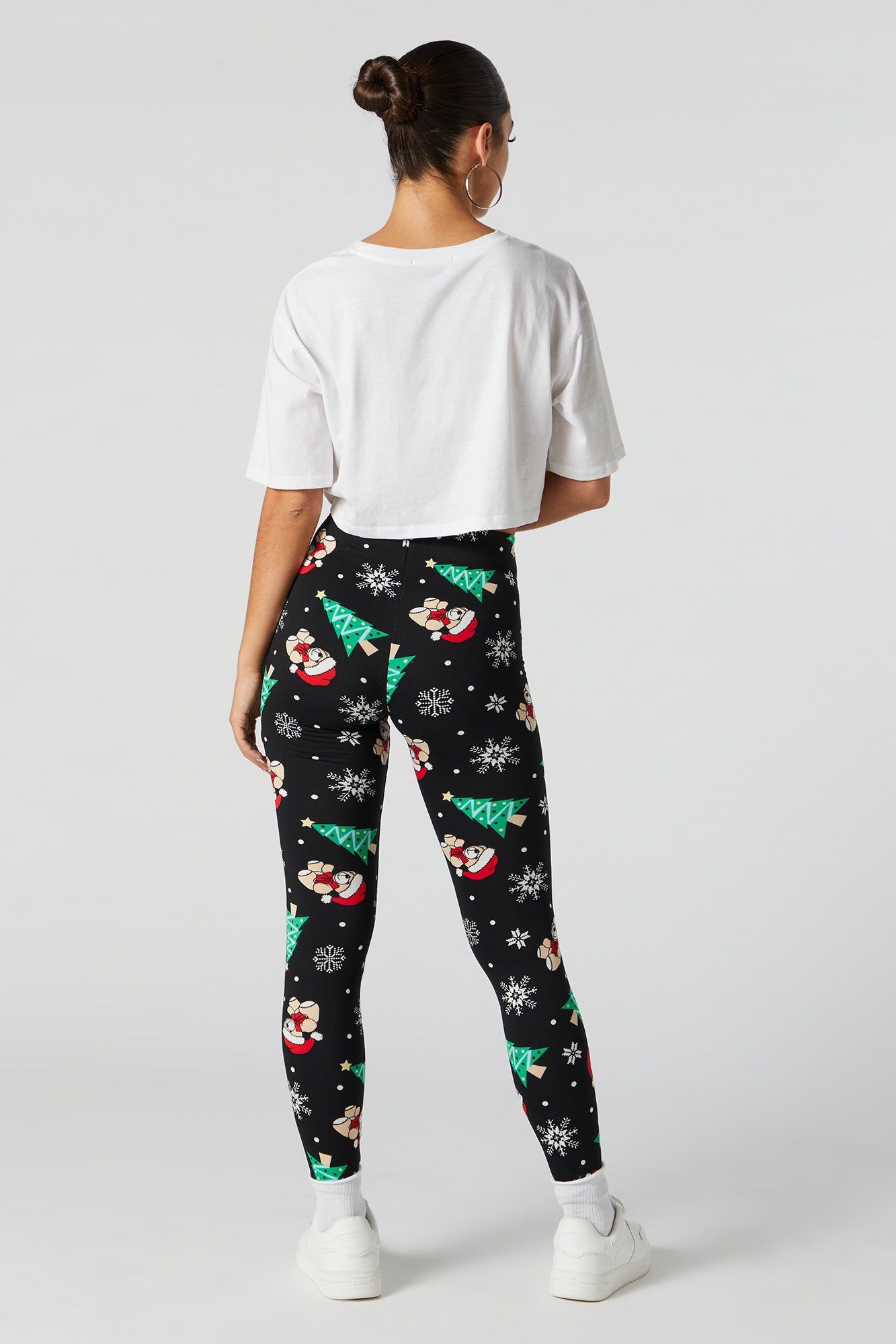 Legging de Noël en molleton à imprimé Ourson sold by Urban Planet product image thumbnail 3