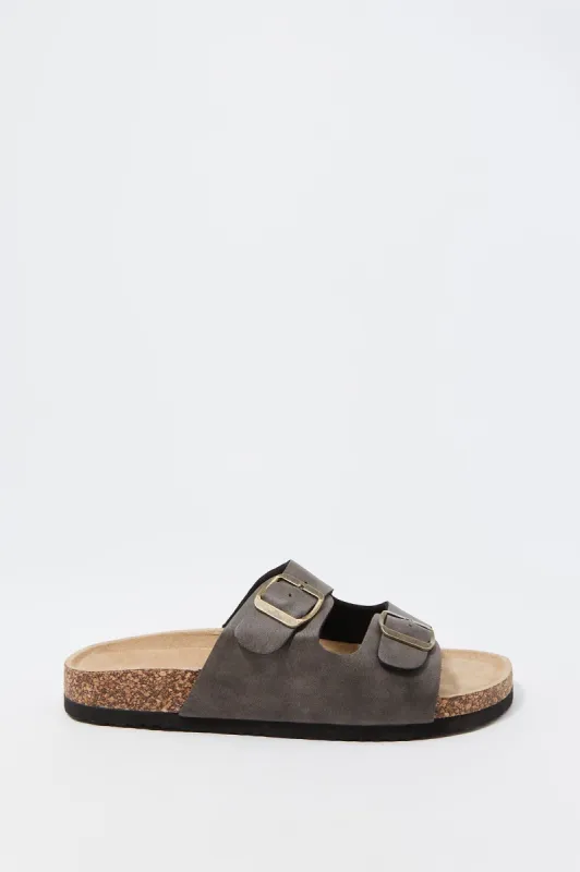 Double Buckle Cork Sandal sold by Urban Planet