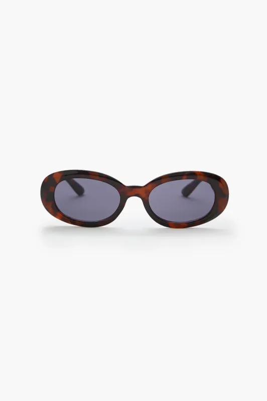 Tortoiseshell Oval Sunglasses sold by Urban Planet