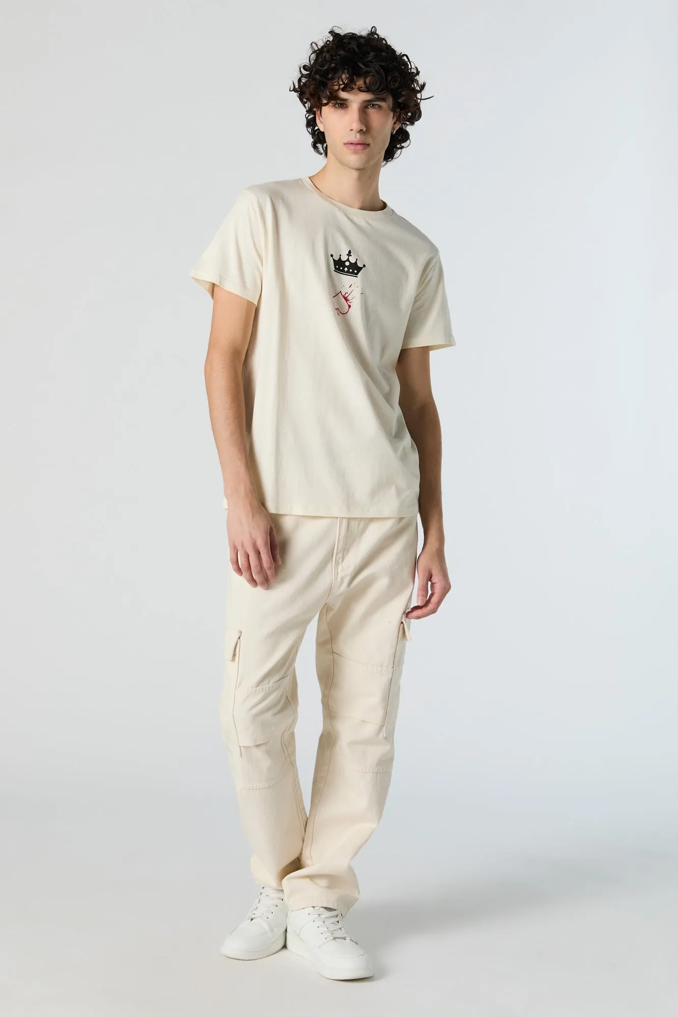 Queen of Spades Graphic T-Shirt sold by Urban Planet product image thumbnail 4