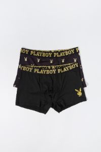 Playboy Gold Print Boxer Brief (2 Pack) sold by Urban Planet