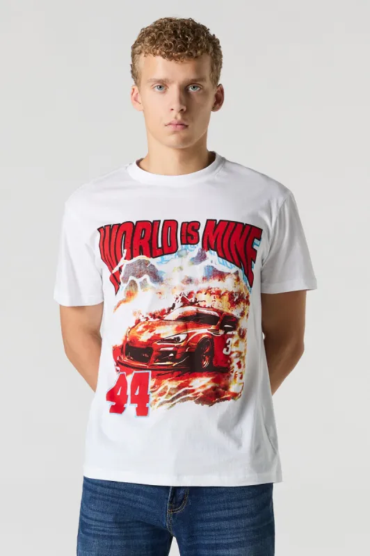 World is Mine Graphic T-Shirt sold by Urban Planet
