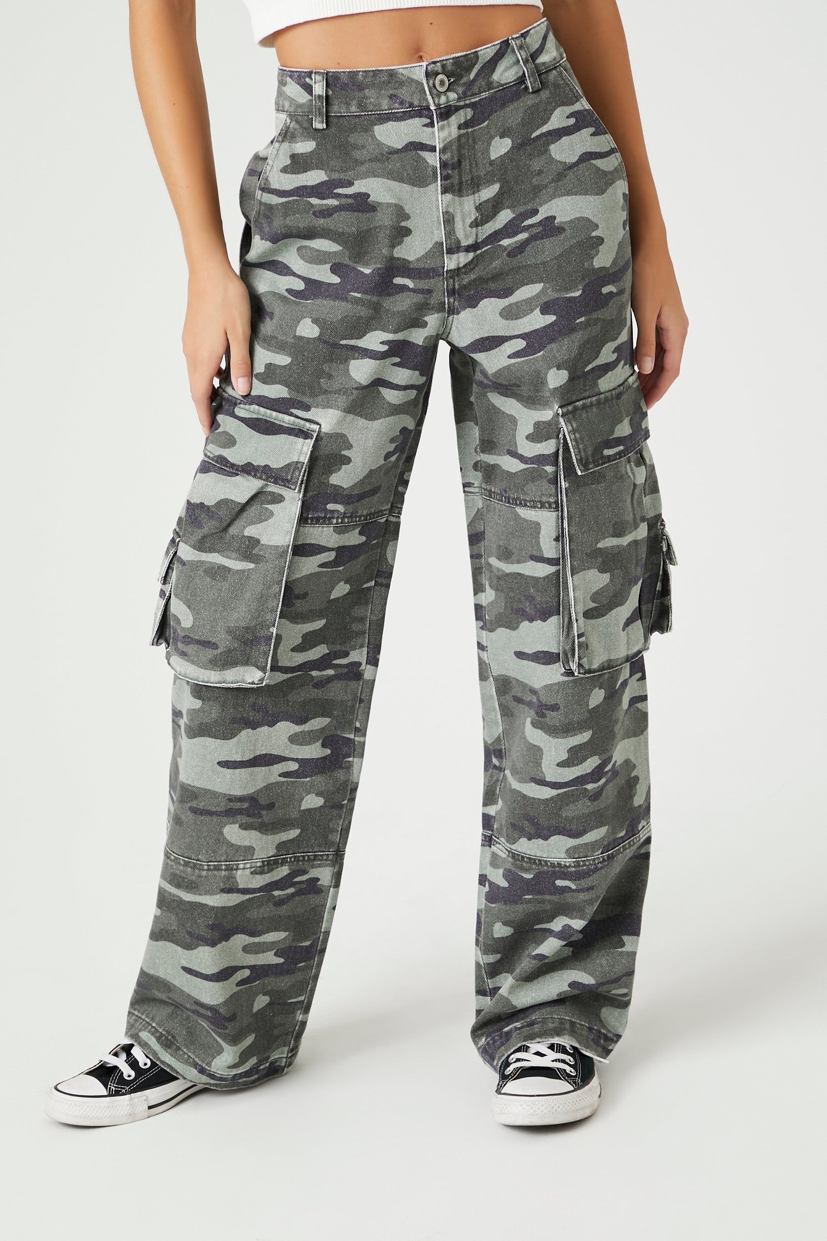 Camo Print Cargo Pant sold by Urban Planet product image thumbnail 3