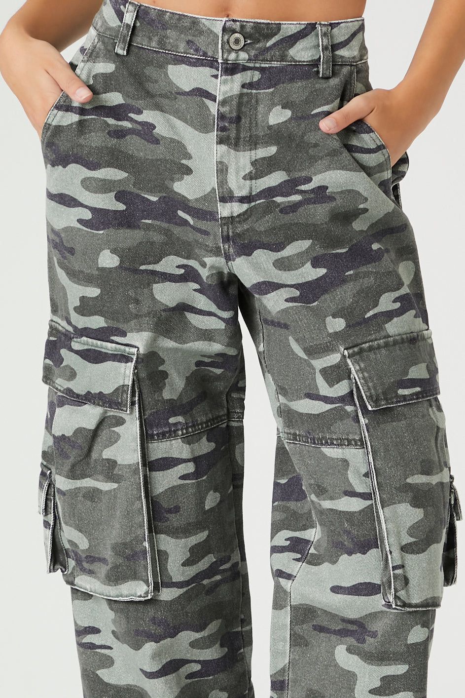 Camo Print Cargo Pant sold by Urban Planet product image thumbnail 5