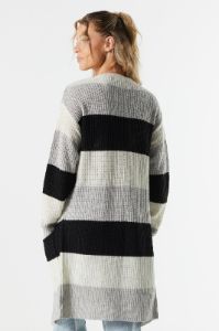 Cardigan ouvert en tricot rayé sold by Urban Planet