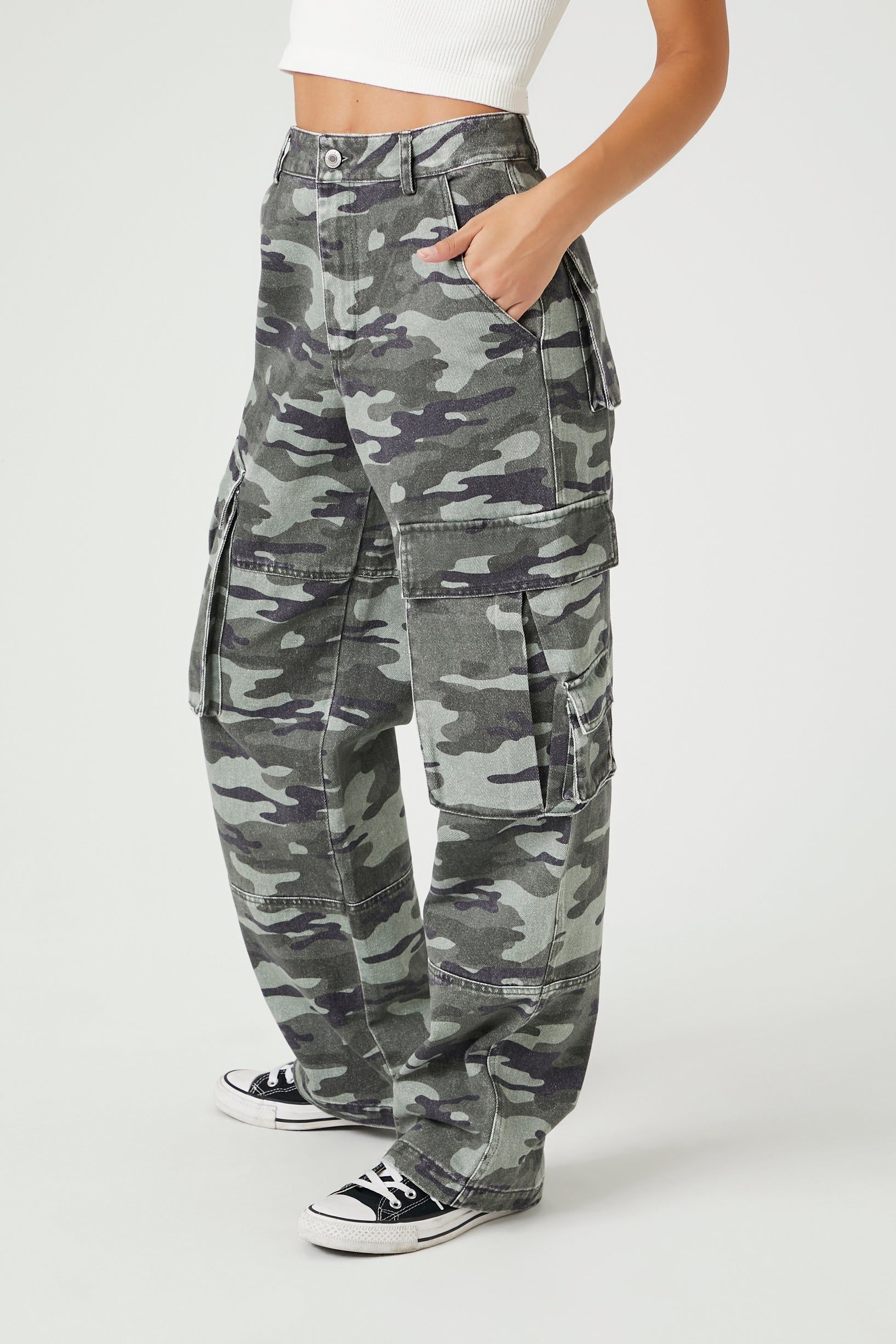 Camo Print Cargo Pant sold by Urban Planet product image thumbnail 2