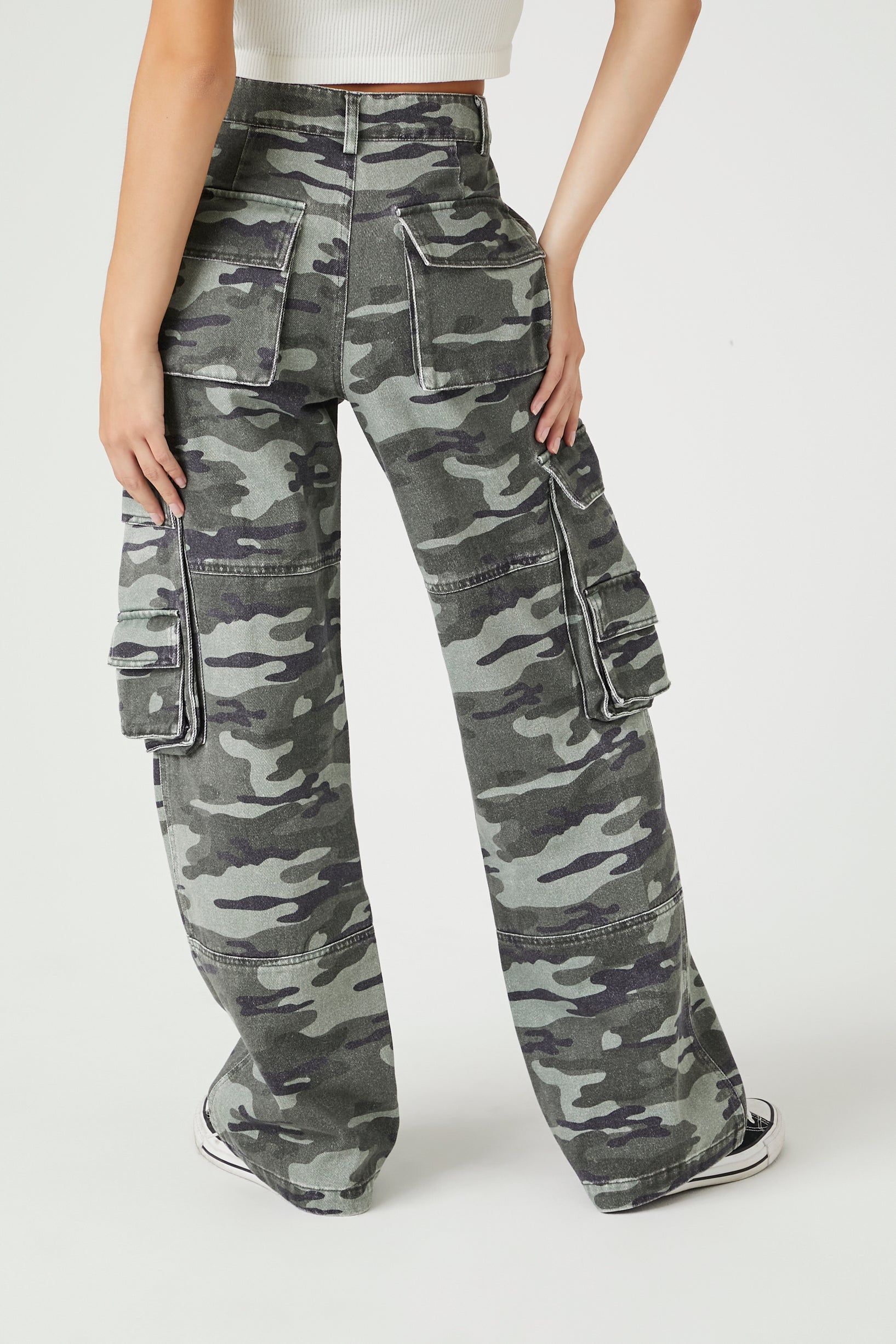 Camo Print Cargo Pant sold by Urban Planet product image thumbnail 4